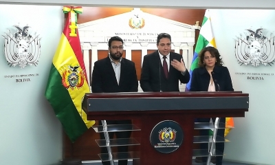 El ministro de Justicia y Transparencia Institucional, Héctor Arce. 