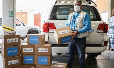 Donación de pruebas de Unicef. | Unicer Bolivia