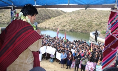  El presidente Evo Morales 