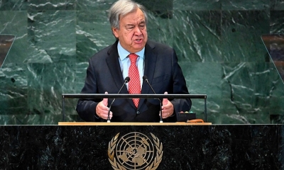 Antonio Guterres en la sesión inaugural de la segunda Cumbre de los Objetivos de Desarrollo Sostenible (ODS)