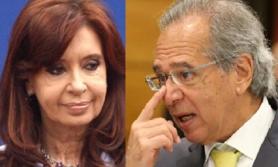 Cristina Kirchner  y  Paulo Guedes/Foto. Kandire 