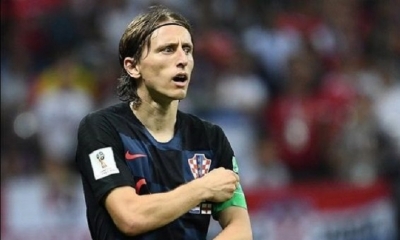 El futbolista croata fue elegido el mejor jugador del Mundial por la FIFA.  Foto: Internet
