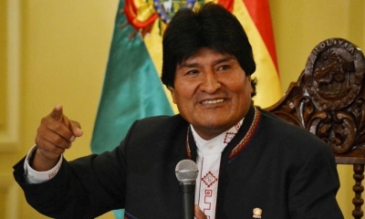 El presidente de Bolivia, Evo Morales