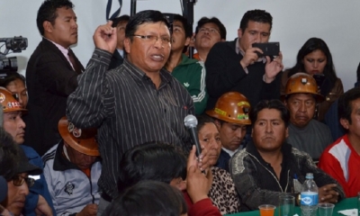 Presidente de Comciopo, Jhonny Llalli/Foto. RRSS