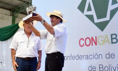 El presidente Evo Morales garantizó la apertura del mercado de China para la exportación de carne vacuna boliviana