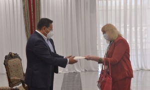 Arce recibe una carta de la embajadora de Irlanda