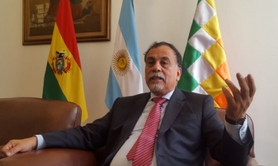 Normando Álvarez, embajador de Argentina en Bolivia. Foto: ANF
