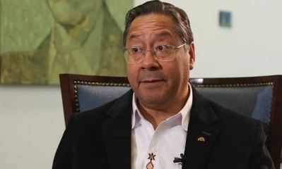 El presidente de Bolivia, Luis Arce