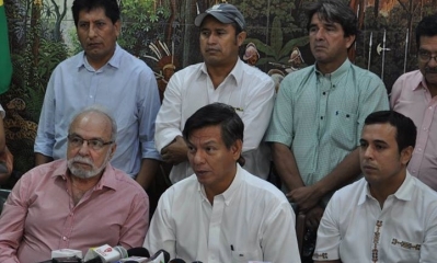 Fernando Cuéllar, presidente del Comité Pro Santa Cruz/Foto. RRSS