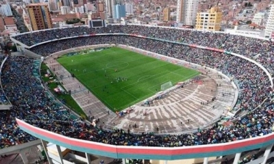  Foto: Internet ] El estadio Hernando Siles lucirá repleto para el compromiso entre la selección boliviana y la Albiceleste.