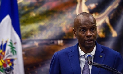 El presidente, Jovenel Moise, anuncia la renuncia del primer ministro de Haití. | AFP