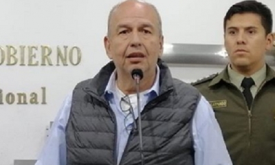 Arturo Murillo, ministro de Gobierno/Foto. RRSS