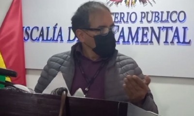 El fiscal Miguel Aramayo. 