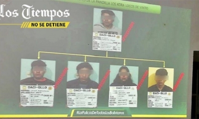 Los implicados en la balacera de Vinto.