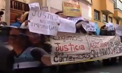 Familiares y amigos exigen justicia/Foto. Captura de pantalla 