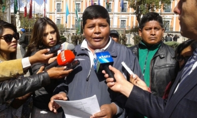  Franklin Gutiérrez, presidente de la Asociación Departamental de Productores de Coca de La Paz/Foto. RRSS