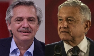 AMLO y Alberto Fernández/Foto. RRSS