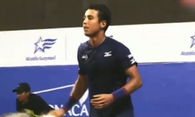 Hugo Dellien en Ecuador/Foto. Captura de pantalla