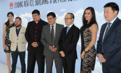 Los representantes de la empresa/Foto. RB