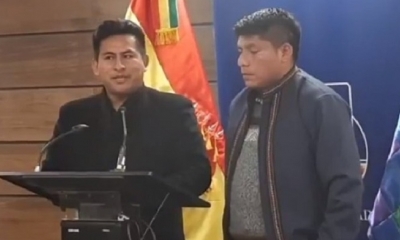 Legisladores del MAS Arispe y Loza. 