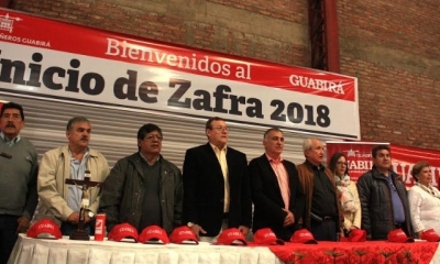 Las autoridades del ingenio Guabirá/Foto. IBCE