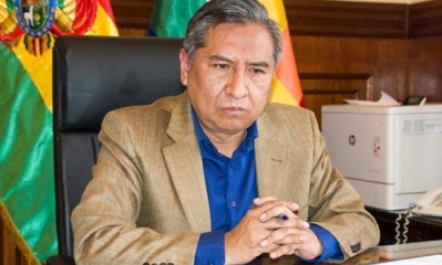 Rogelio Mayta, Canciller de Bolivia/Foto. RRSS