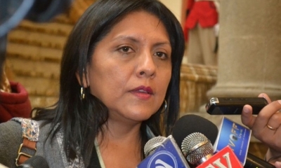Gisela López, ministra de comunicación. Foto: Internet