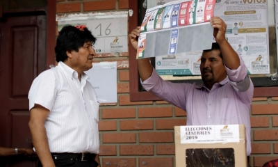 Foto / Archivo : El expresidente Evo Morales