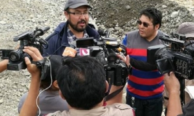 Ministro Milton Claros en Tiquipaya/Foto. RRSS