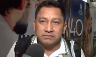 Adolfo Chávez, retornó al país/Foto. Captura de pantalla