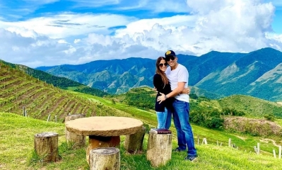 Luis Fernando Camacho y su esposa. Foto: Facebook Luis Fernando Camacho