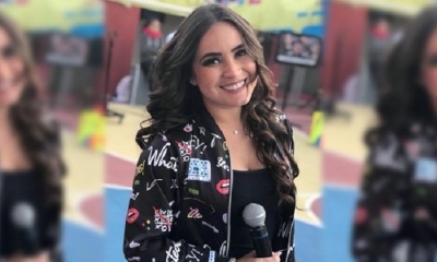 Oriana Arredondo, la conductora de Bigote se despide de la TV. Foto: RRSS
