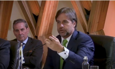 El presidente de la República del Uruguay, Luis Lacalle Pou