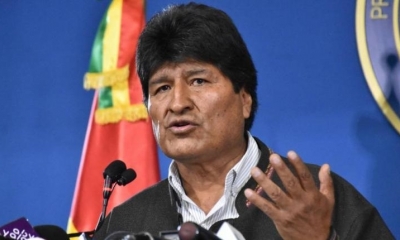 El expresidente, acusado de fraude electoral, Evo Morales. | Agencias