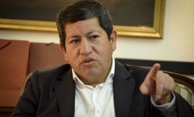 El ministro de Hidrocarburos, Luis Alberto Sanchez