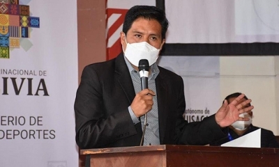 Ministro de Salud y Deportes, Jeyson Auza.