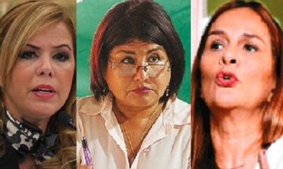 Angélica Sosa, Martha Campos y Rosario Schamisseddine/Foto. Kandire