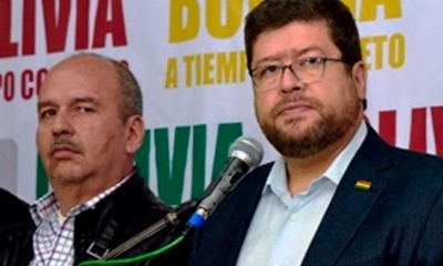 Murillo junto a Samuel cuando ambos estaban en UN. Foto tomada de El Día.