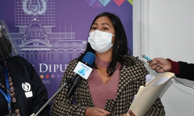 Diputada Estefanía Morales del MAS. 