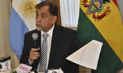 Álvarez fue embajador en 2019 durante la crisis. Foto: MRE Argentina.
