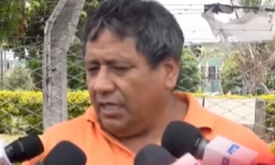 Juan Yucra, dirigente del transporte/Foto. Captura de pantalla
