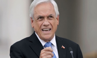 El presidente de Chile, Sebastián Piñera, en octubre.