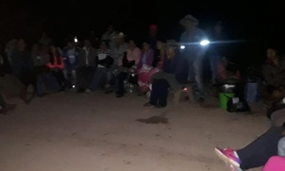 Los comunarios bloquearon el ingreso de la petrolera/Foto. RRSS