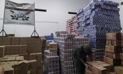 Millonaria incautación de dinero y mercancía cerca de Yacuiba Foto: Agencias