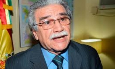 Jerjes Justiniano,  fue reconocido como Hijo Ilustre de Santa Cruz/Foto. RRSS