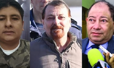 Rolando Cuéllar, Cesare Battisti y Carlos Romero/Foto. Kandire