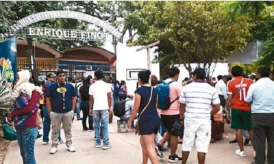 Mucha expectativa de los postulantes para ingresar a la normal Finot