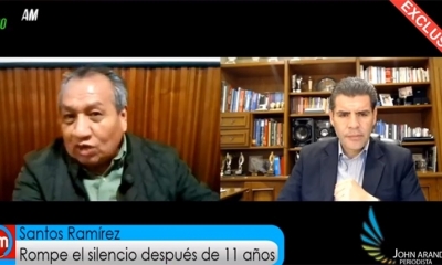 Santos Ramírez en entrevista con John Arandia.| AM
