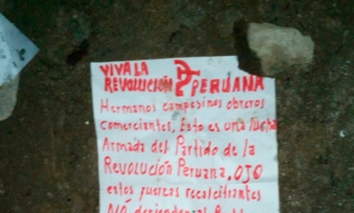ATACANTES DEJARON PANFLETOS EN EL LUGAR/Foto. RRSS