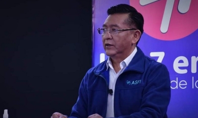 El director ejecutivo de la Autoridad de Supervisión del Sistema Financiero (ASFI), Reynaldo Yujra. 